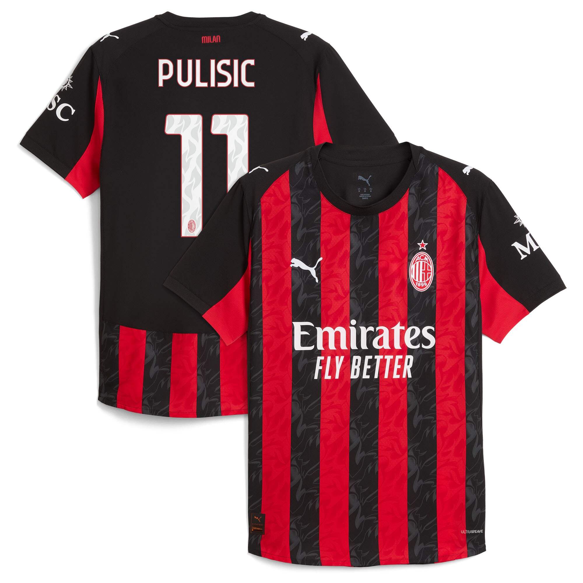 AC Milan Men's 2025 Superior Authentic - Authentic - Free Shipping