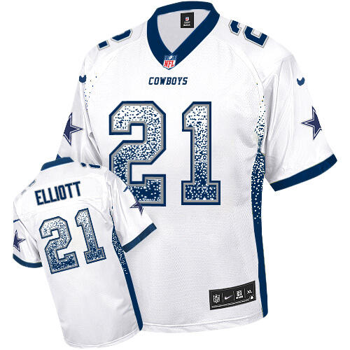 None #None White Drift Fashion NFL Elite Jersey Adult team jersey