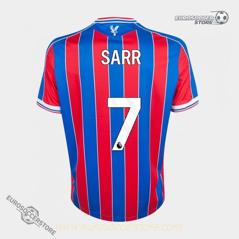 Crystal Palace 25-26 Season Home Jersey SARR 7