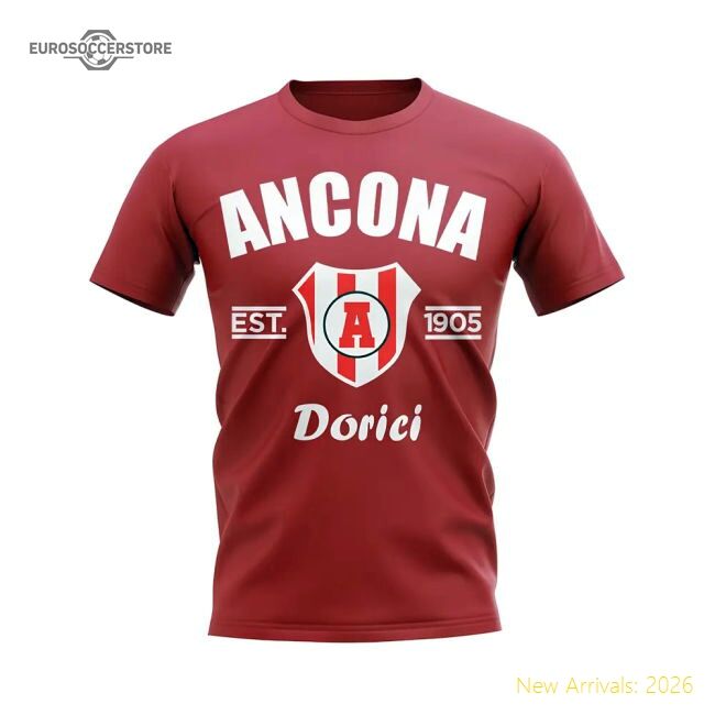 Supporter Premium Ancona Established Football T-Shirt (Red)
