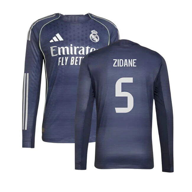 Real Madrid Long Sleeve 2025-2026 Away Shirt - (Unisex