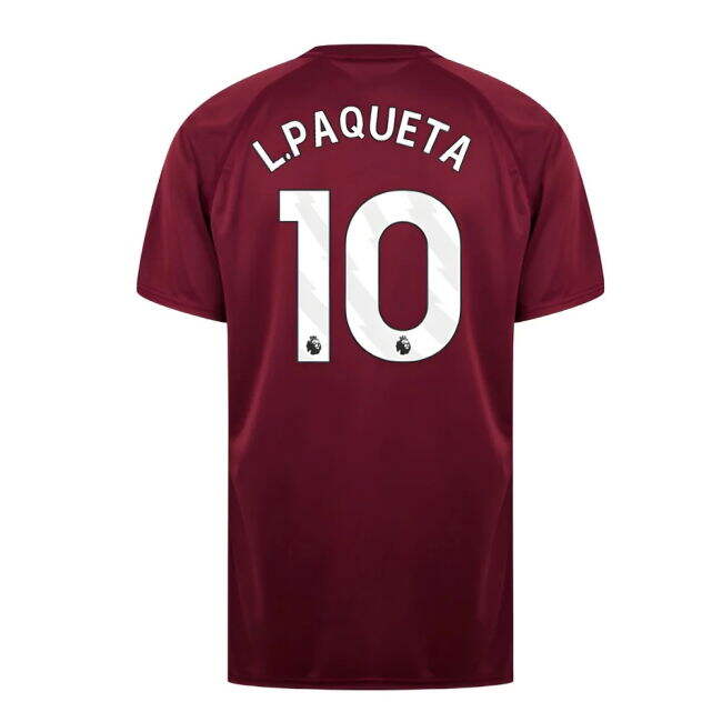 West Ham United Poly T-Shirt (Claret/Blue) (L.Paqueta 10)