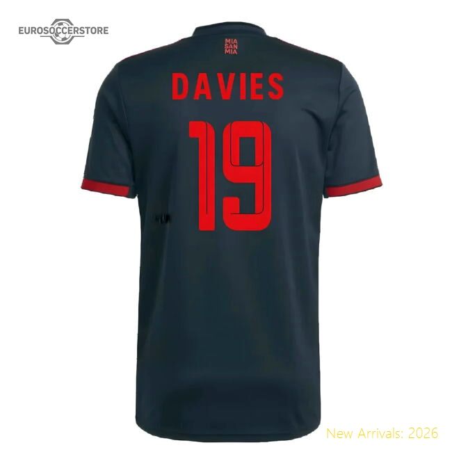2022-2023 Bayern Munich Third Jersey (davies 19) - Supporter Edition
