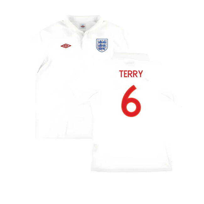 Mall Discounts England 2010-12 Home Shirt ((Very Good) M) (TERRY 6) Money Saving
