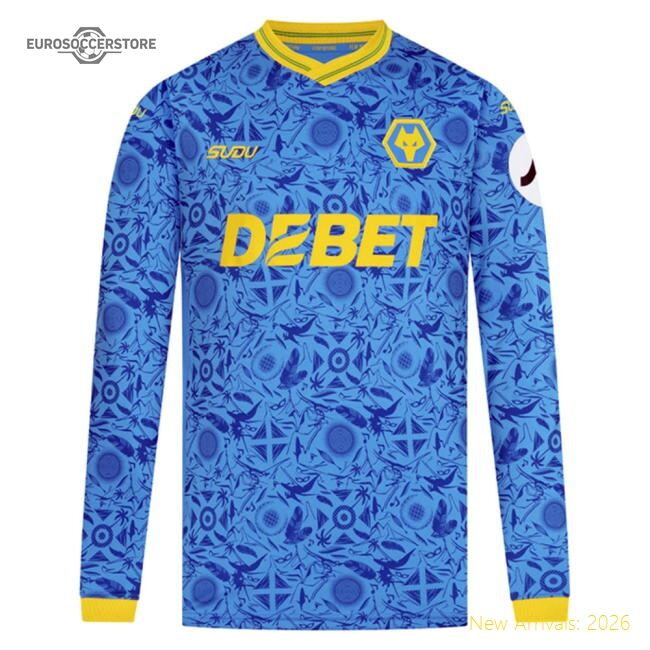 Official 2025-2026 Wolves Long Sleeve Third Shirt - Premium Quality