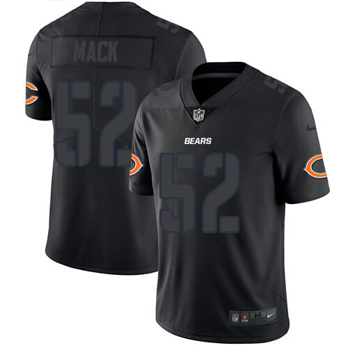 NFL CHI Khalil Mack #52 Black None Limited Jersey replica
