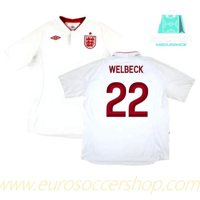 England Player Version Home Jersey (Welbeck 22)