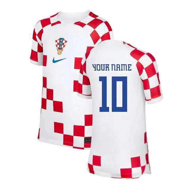 Kids Updated Performance Croatia Home Match Shirt
