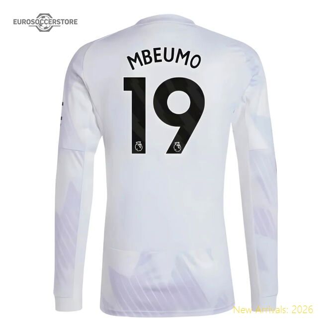 Authentic 2025-2026 Man Utd Long Sleeve Away Shirt (mbeumo 19)