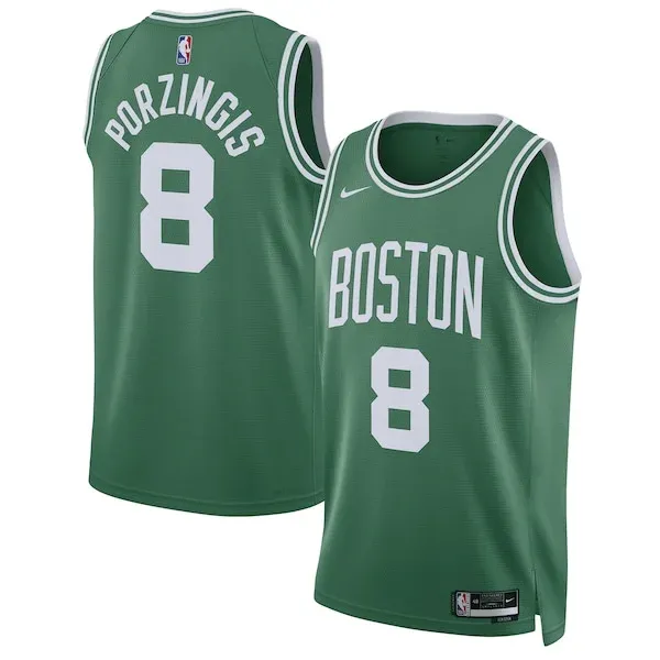 Kristaps Porzingis BOS Swingman Jersey - genuine classic - Green