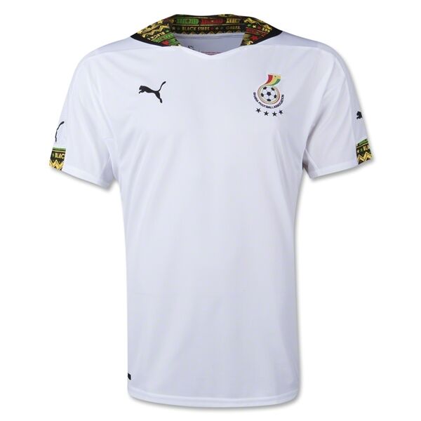 2014 FIFA World Cup Ghana Home Soccer Jersey Shirt - World Cup