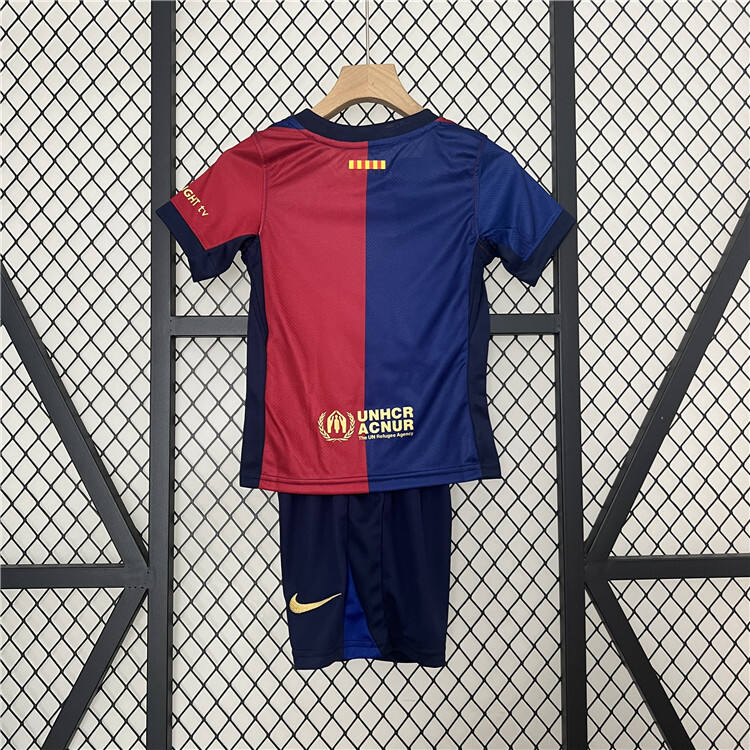 Comfort Fit Barca Kids Barcelona FC 2425 Home Kit ShirtShorts