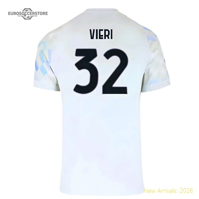 Authentic Inter Milan Away Vieri Jersey 2025-2026 Breathable