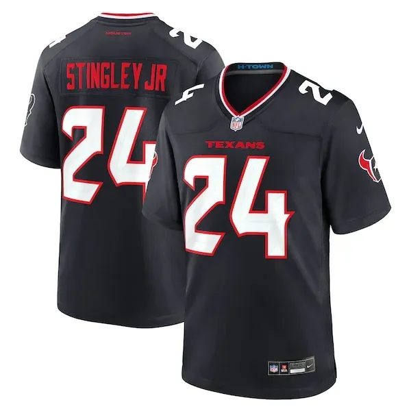 None Derek Stingley Game Jersey - Navy | NFL Player Jersey | NFL Footb