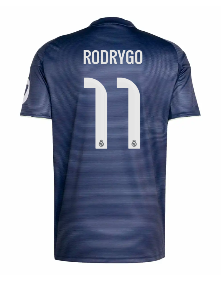 Rodrygo's No. 11 Away Jersey for Real Madrid in the 25-26 Season