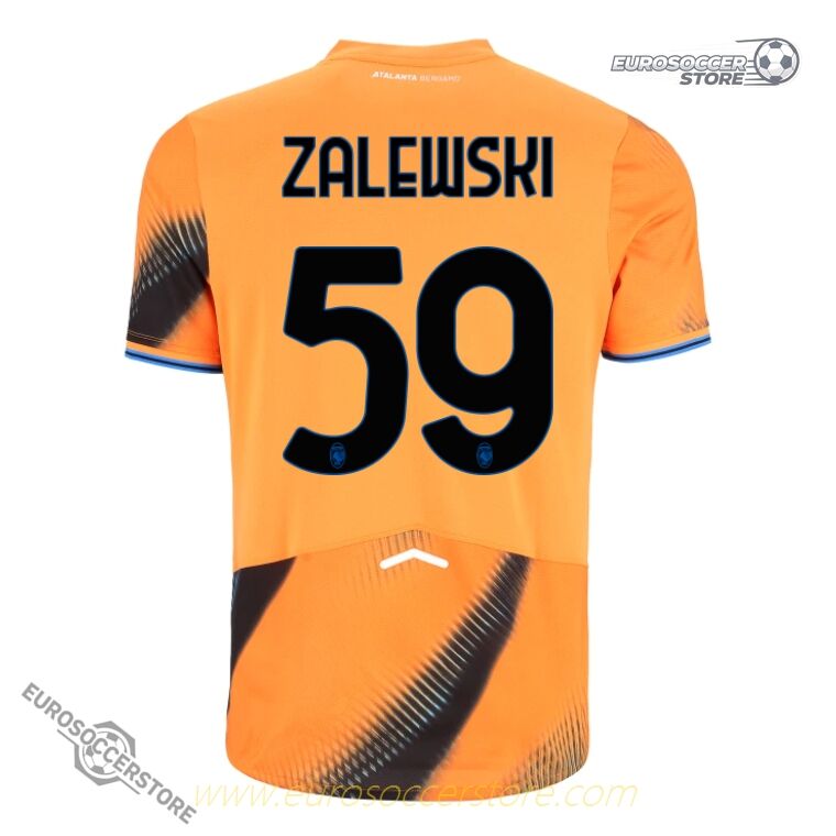 Atalanta's 25-26 Third Jersey with ZALEWSKI 59 Printing