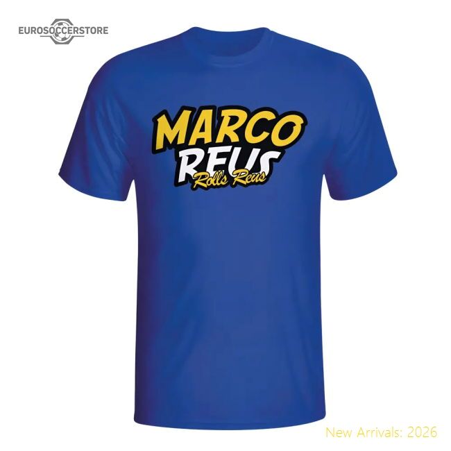 Top-Quality Top-Quality Marco Reus Comic Book T-Shirt (Blue)