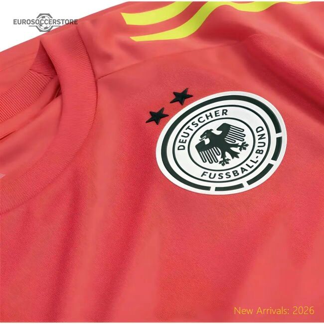 Genuine Germany 2025-2026 Home Short Sleeve Shirt Slim Ventilation