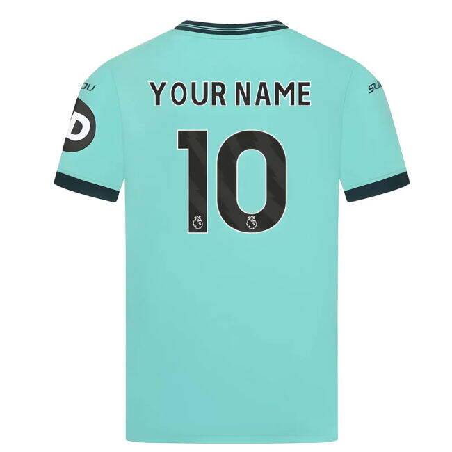 Premium-Quality 2025-2026 Wolves Away Shirt (Kids) (Your Name)