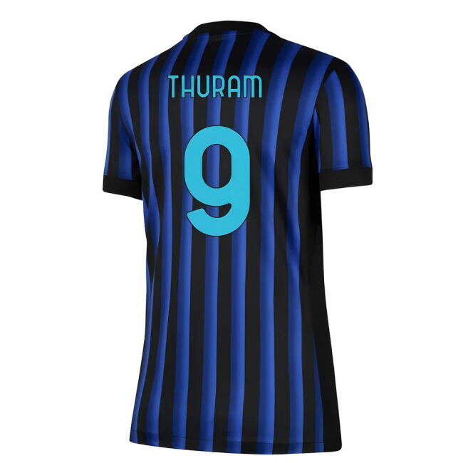 Inter Inter Milan Home Shirt Womens Thuram #9 Elite Performance De...