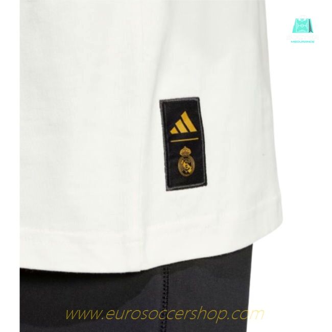 2024-2025 Real Madrid UCL Heavy Cotton Tee (Off White)