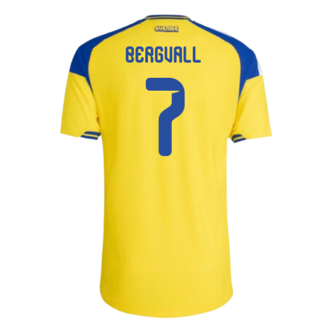 Sweden Football Squad Sleek Home Football Shirt