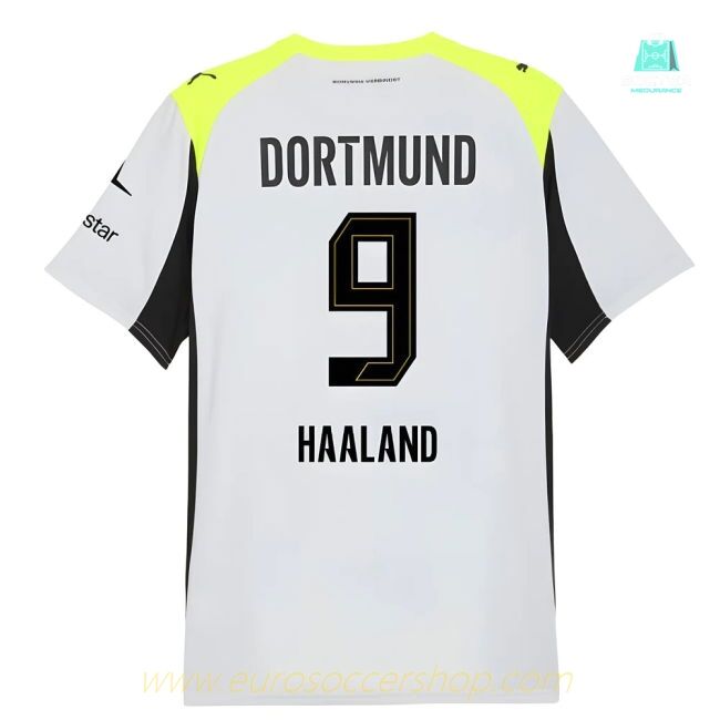 2025-2026 Borussia Dortmund Away Shirt (Haaland 9)