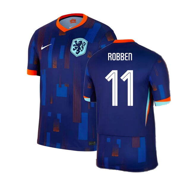 Netherlands Football Team Limited Find Away Rare Jersey (Robben 11)