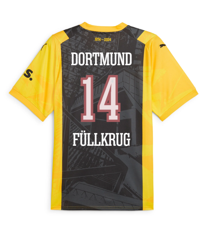 Borussia Dortmund FÜLLKRUG 14 50th Anniversary Commemorative Jersey 23-24 Season
