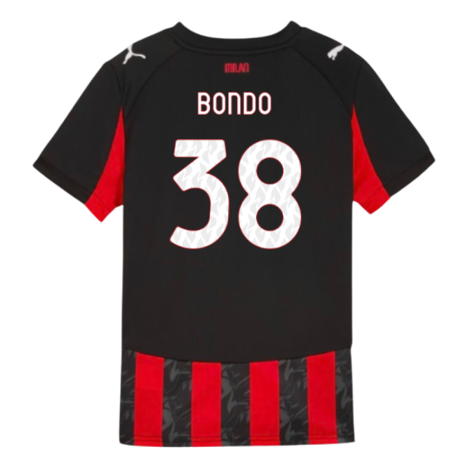 2025-2026 Milan Authentic Home Jersey - Kids (Kids) | Replica