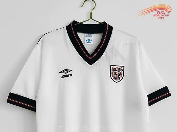 England 84-87 Home WhiteFootball Kit