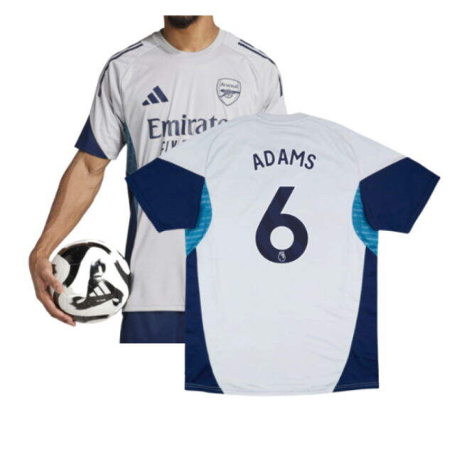 2025-20 Arsenal Official Training Football Kit Adams #6 L M S