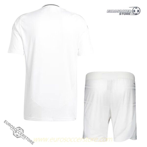 Men's Real Madrid Home Football Jersey Kit for the 24-25 Season