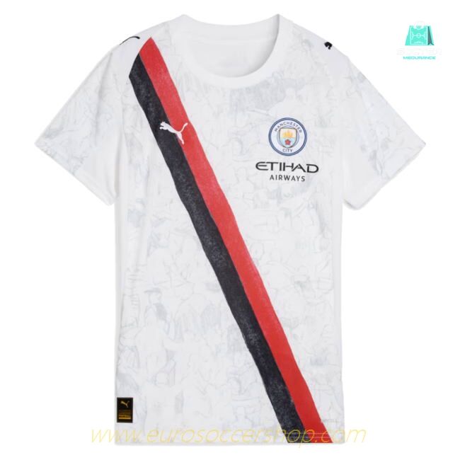 2025-2026 KIDSUPER x Manchester City CWC Shirt (White) - Womens (Bernardo 20)
