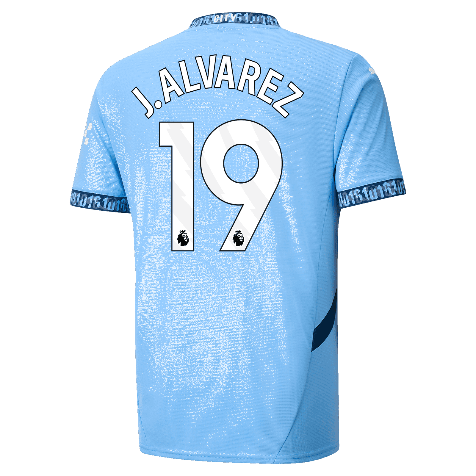 Julián Álvarez's 2019 Home Jersey for Manchester City in the 24-25 season