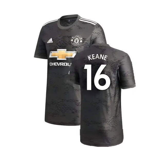 Manchester United 2020-21 Away Shirt ((Excellent) L) (KEANE 16) (Fa...