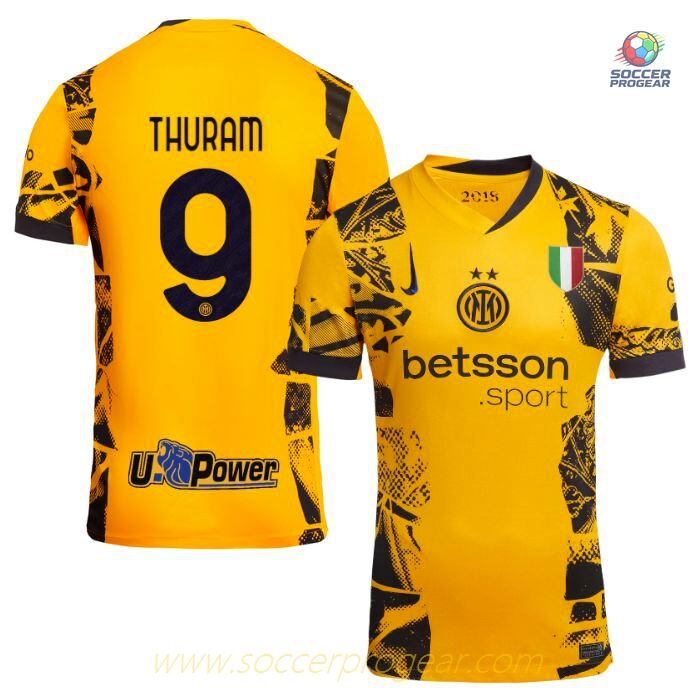 Inter Milan Third Team Football Shirt 2024/25 Collection Thuram