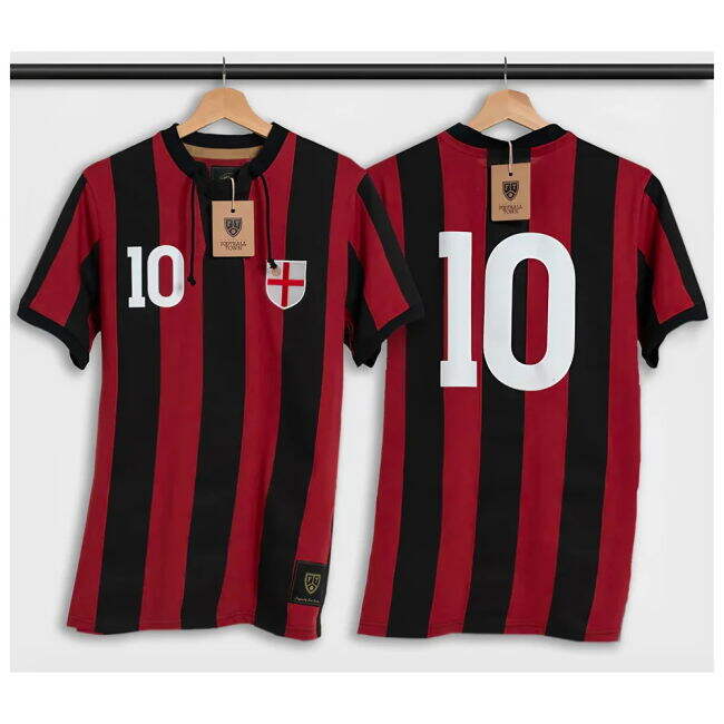 Shirt for Milan Retro with Laces La Croce fans (Adult