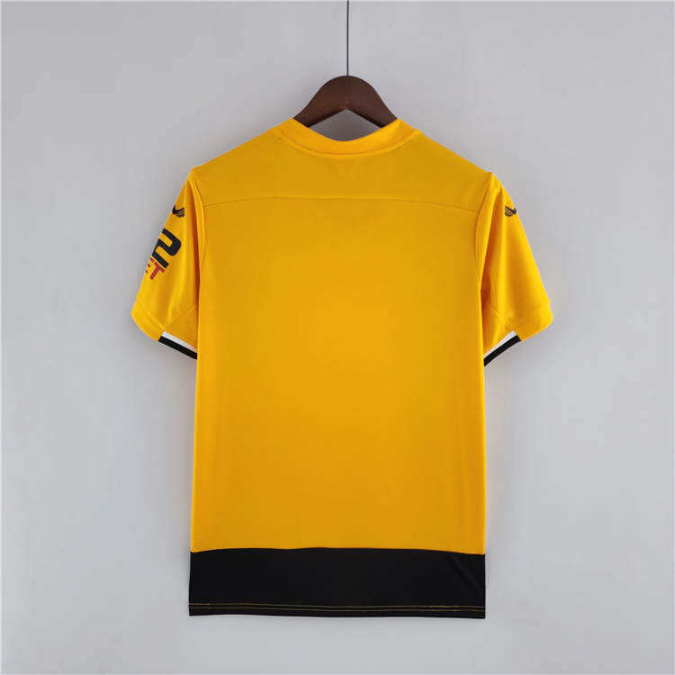 Wolverhampton Wanderers 2223 Home Yellow Soccer Jerseys Football