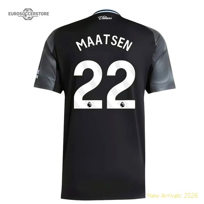 2025-2026 Aston Villa Away Elite Jersey Maatsen Umbro Pro