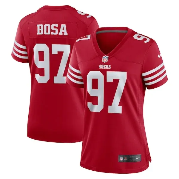 San Francisco 49ers Game NFL Jersey - Scarlet | Authentic Football ...