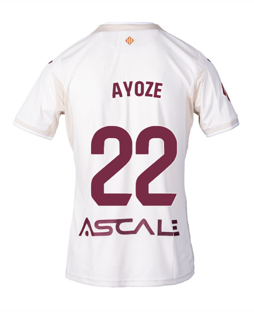 Villarreal Away AYOZE 22 Football Jersey for the 25-26 Season