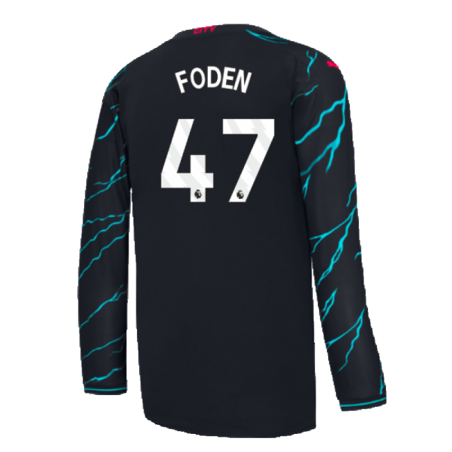 FODEN 47 Replica Quality Man City Third Supporter Kit (Adults) (3)