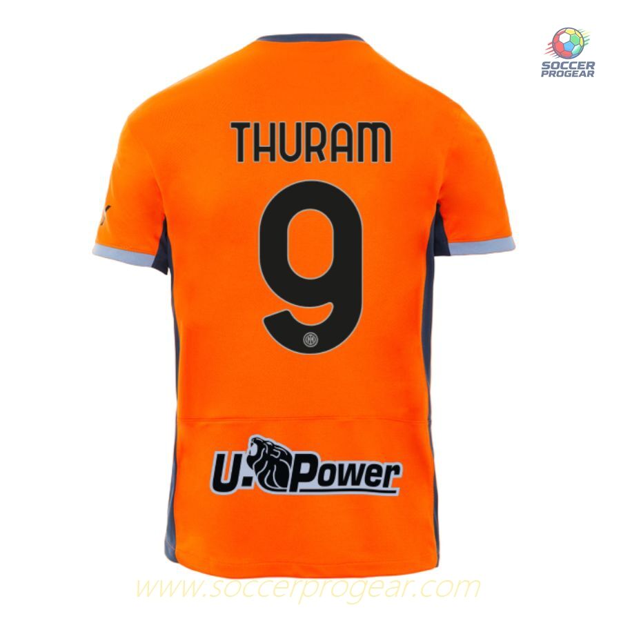 Inter Milan 2023 2024 Third Thuram Childrenren's Football Kit Team Jersey