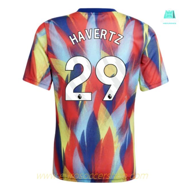 2025-2026 Arsenal Pre-Match Shirt (Victory Blue) - Kids (Havertz 29)