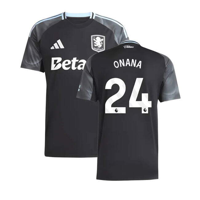 2025-20 Aston Villa Authentic Away Soccer Jersey Onana 24 L S