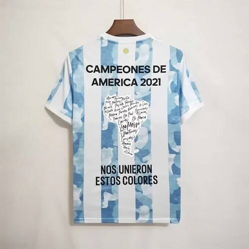 Authentic Design Fervent The Albiceleste Argentina #2021 Classic Ed...