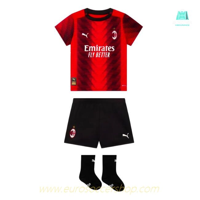 2023-2024 AC Milan Home Baby Kit