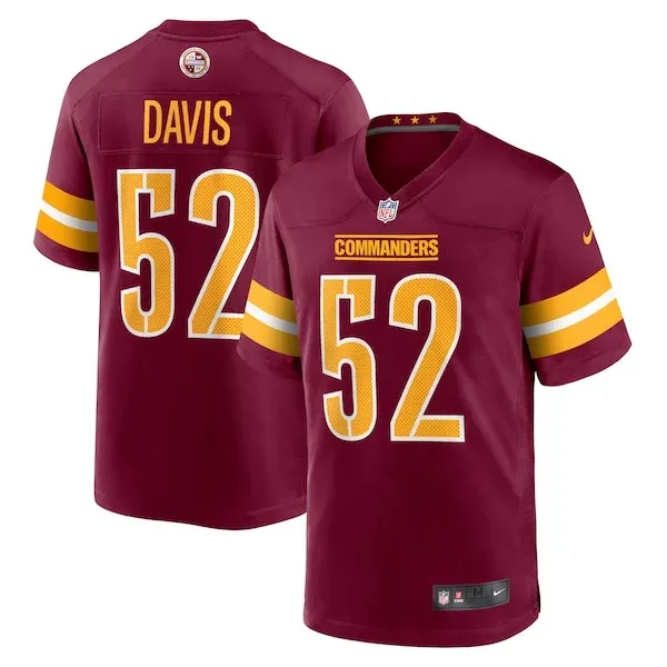 Performance None Game Jersey - Premium Burgundy NFL Fan Jersey | Ga...
