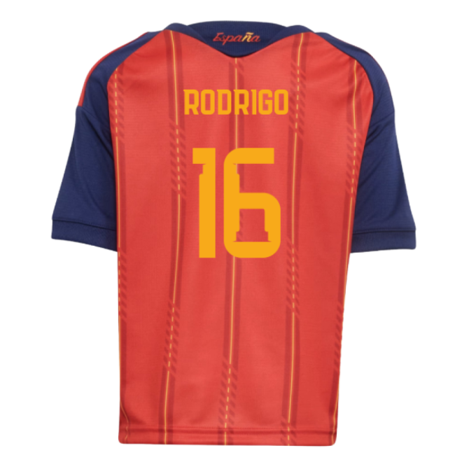 Genuine Spain 2026-2027 Spain Home Little Kids Mini Kit (Rodrigo 16)